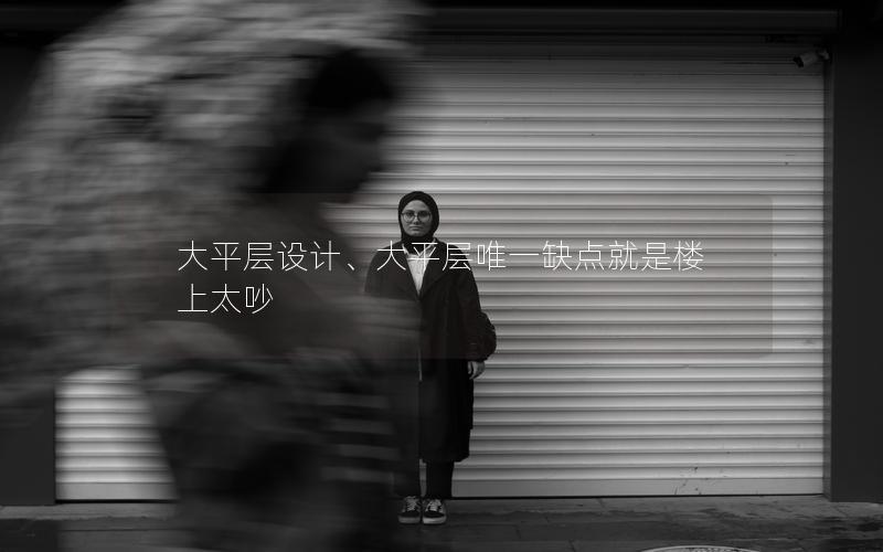 大平層設計、大平層唯一缺點就是樓上太吵